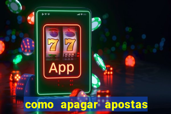 como apagar apostas no app da caixa