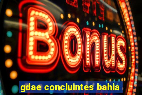 gdae concluintes bahia