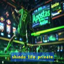 shindo life private server codes