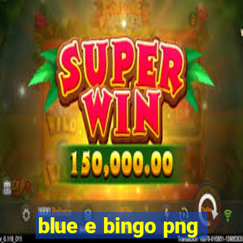 blue e bingo png