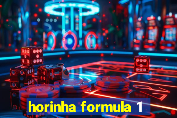 horinha formula 1