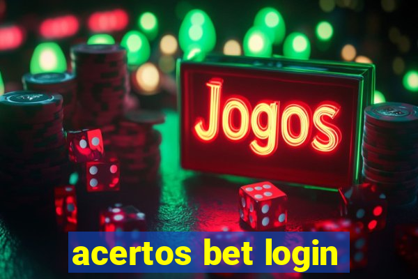 acertos bet login